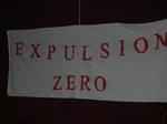 Drapeau Expulsions Zéro (Bruxelles, 2006)